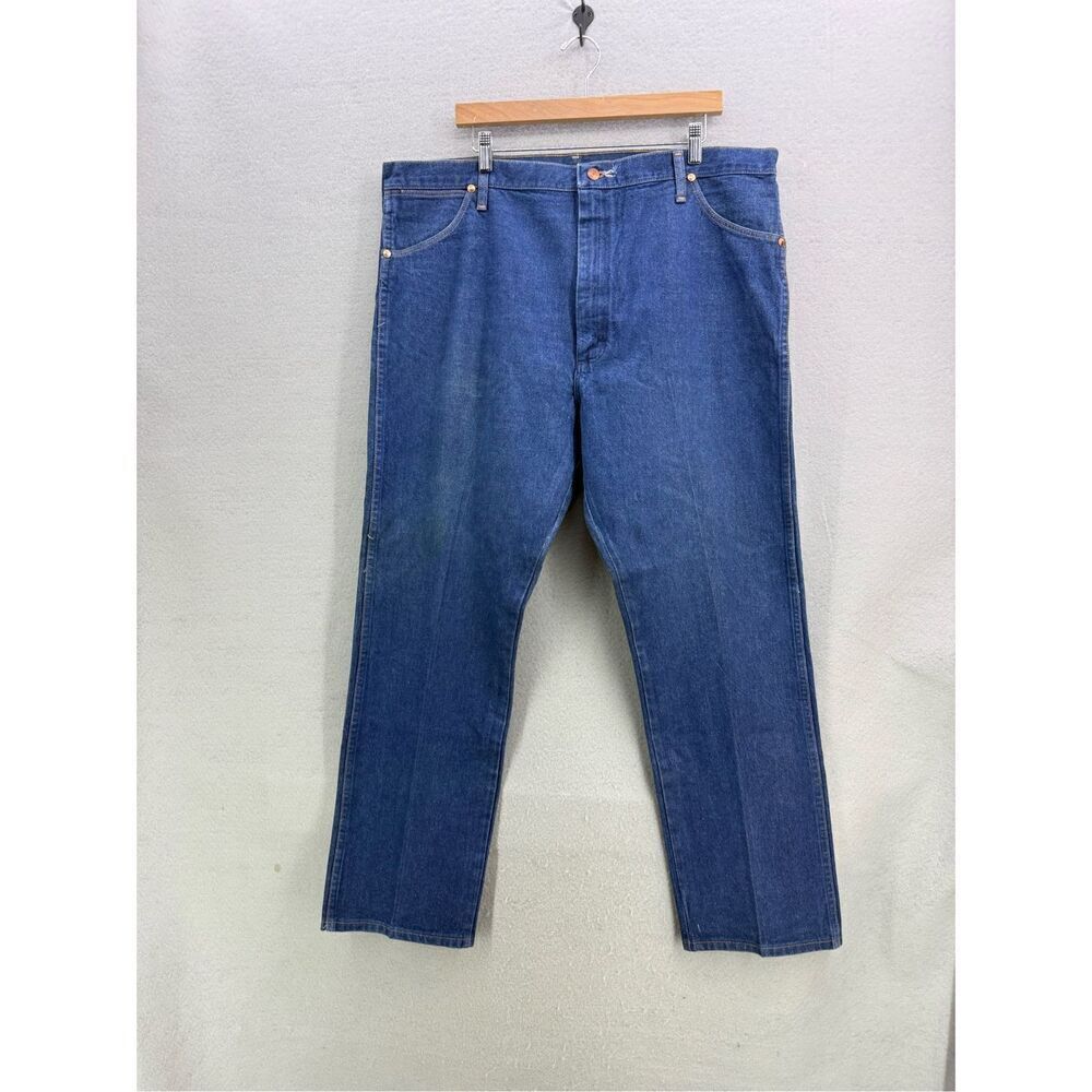 Wrangler Mens Blue Cowboy Cut Original Jeans Size 42x30